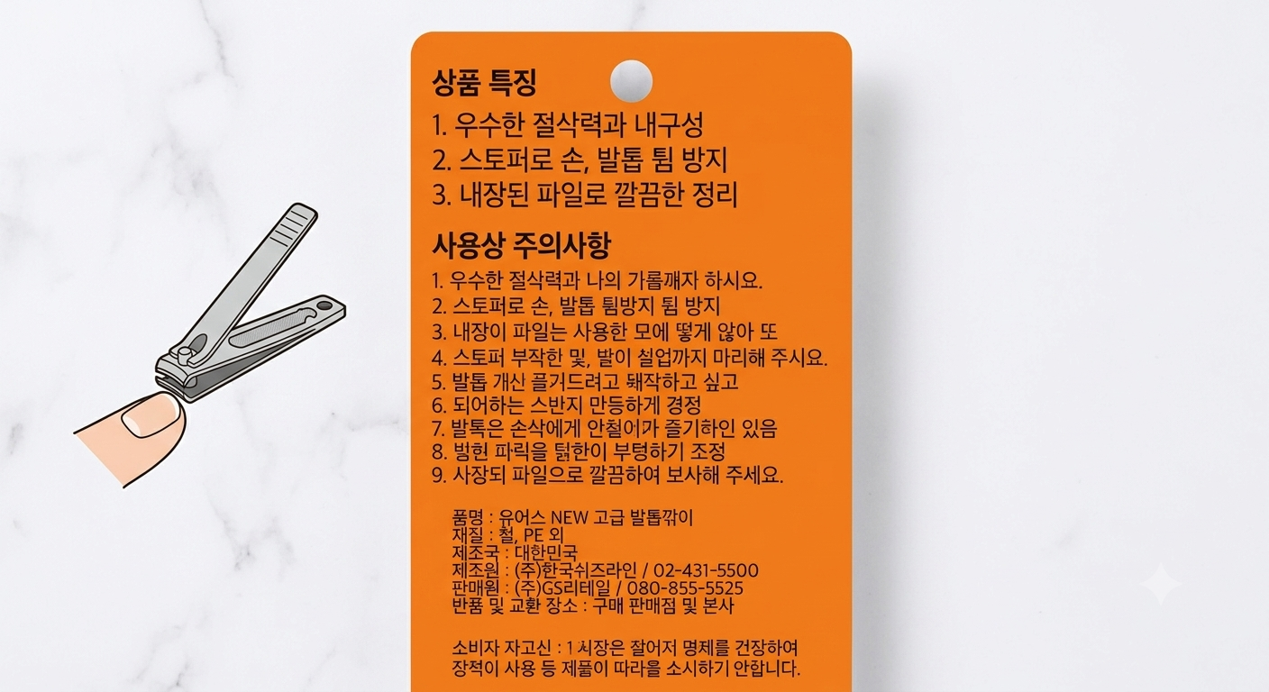 유어스 고급 발톱깎이 - 상세 이미지 2