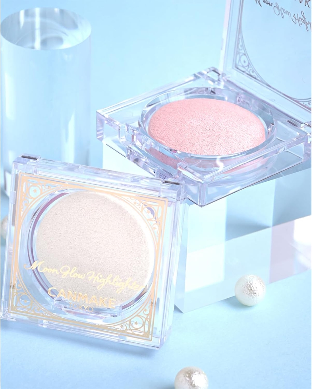 캔메이크 문글로우 하이라이터 02 핑크 3.7g 라이트핑크 베이크드 일본 - 상세 이미지 5