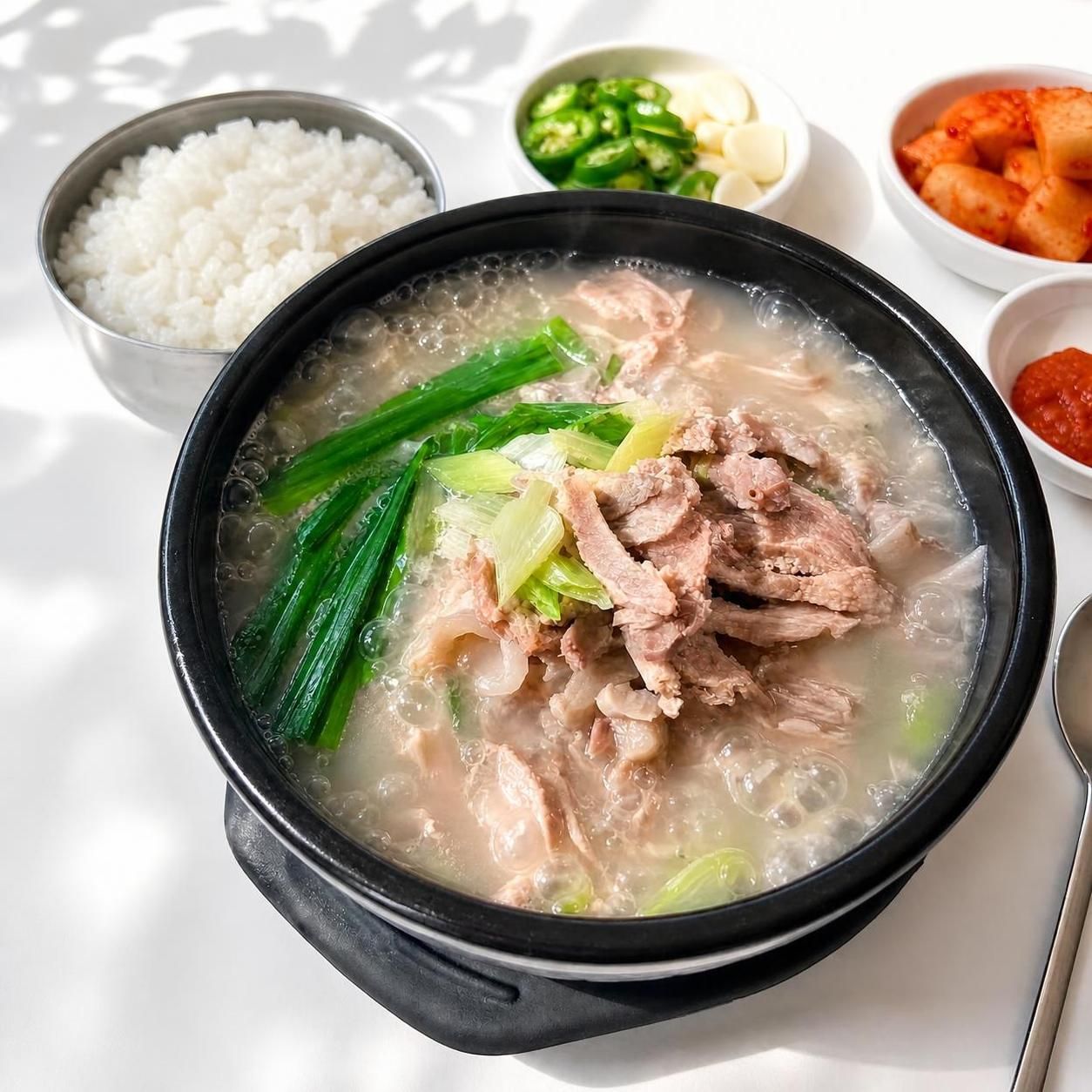 유비푸드 초간편국밥 간편국 캠핑 냉동국밥 돼지국밥, 140g, 3개 - 상품 이미지
