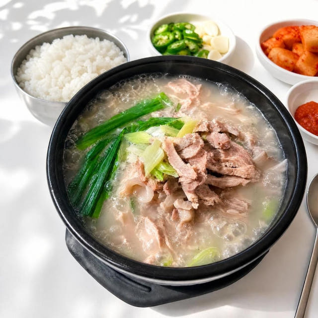 유비푸드 초간편국밥 간편국 캠핑 냉동국밥 돼지국밥, 140g