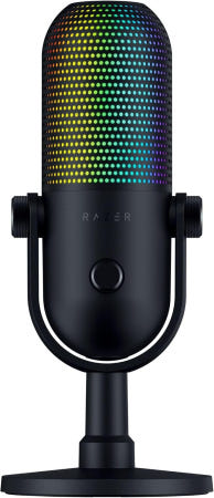 [해외]Seiren V3 Chroma 콘덴서 마이크 다기능 탭 투 뮤트 센서 게이밍 USB 스트리밍 [ 공식 딜러 ] Black