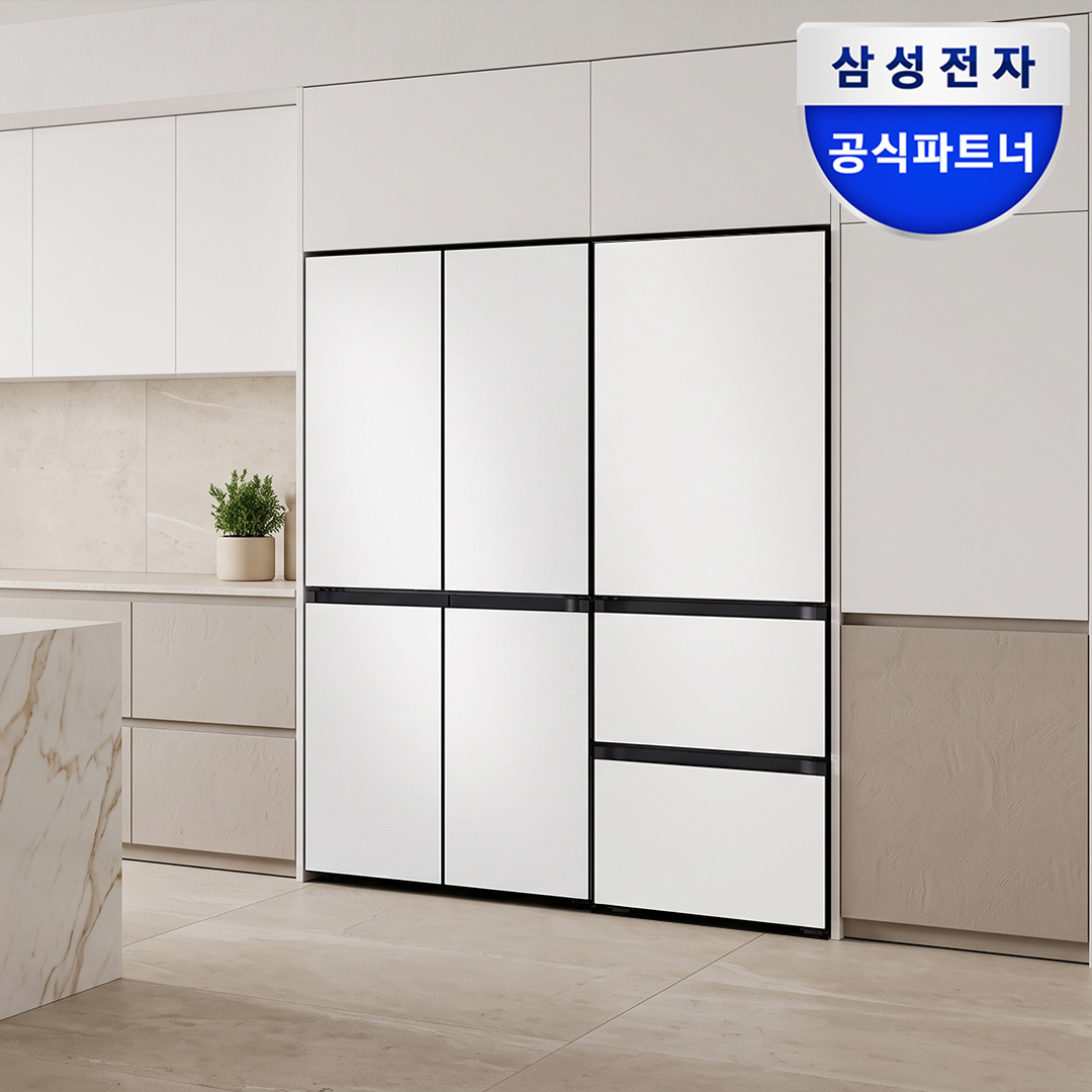 삼성 비스포크 Ai 냉장고 김치냉장고 키친핏 Max RM70F63R2A RQ33DB74D2AP 코타화이트