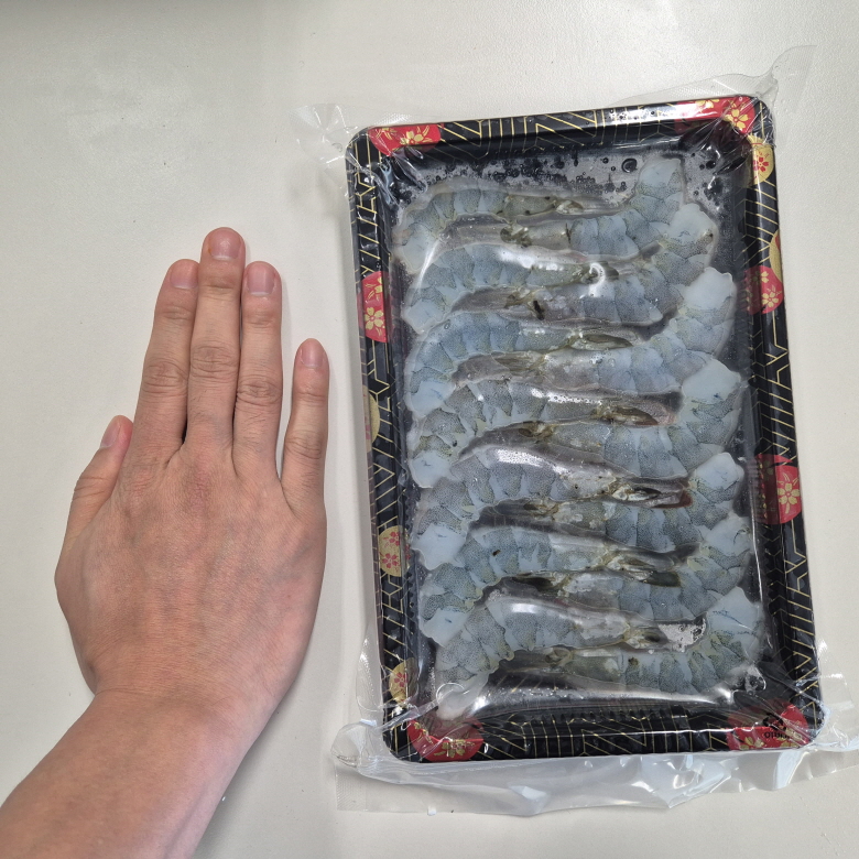토해원 흰다리새우회 횟감용 생새우 프리미엄 새우 1팩 175g - 상세 이미지 4