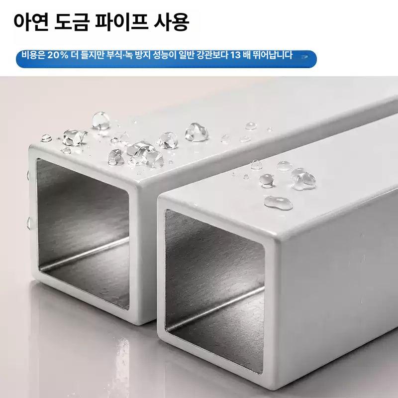 스테인리스 중첩형 확장 작업대 이동식 업소용 조리 테이블 120x너비 80x높이 80cm 2 - 상세 이미지 2