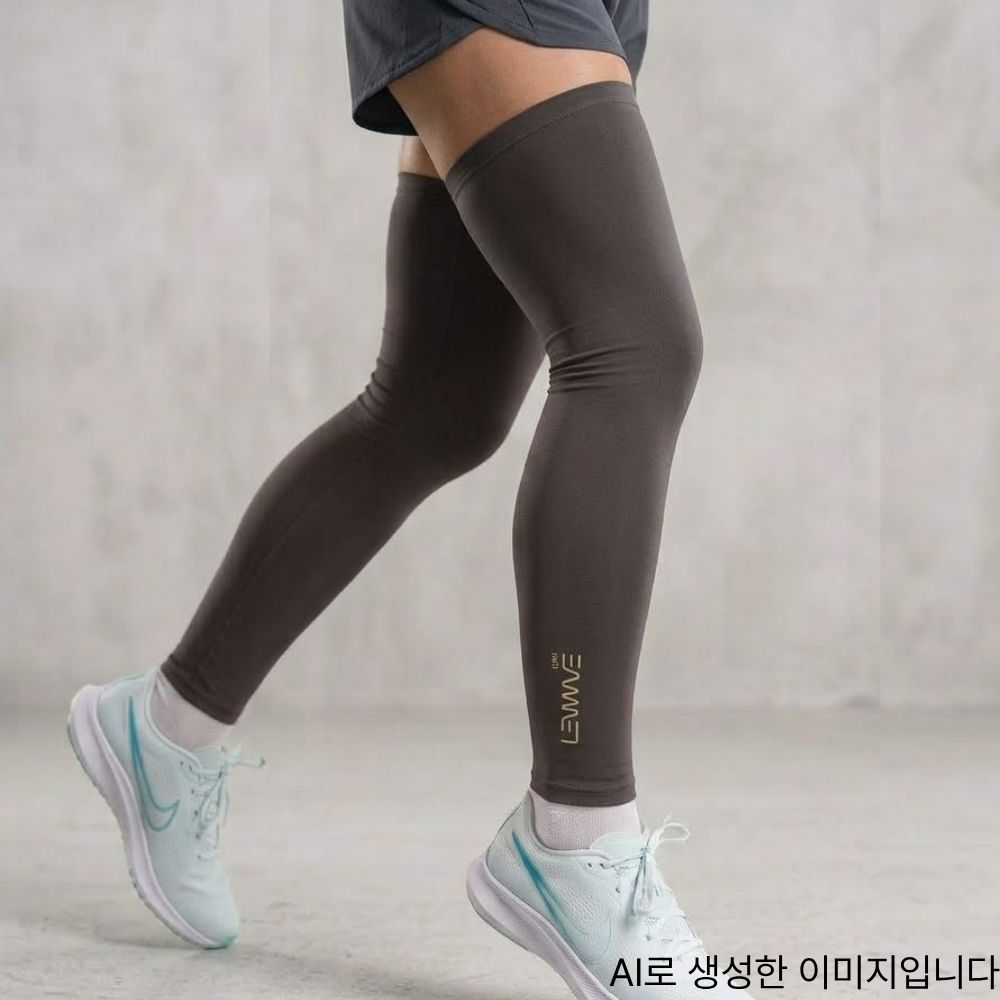 국산 다리토시여름용 골프다리토시남성 쿨 쿨링 레그커버 - 상품 이미지