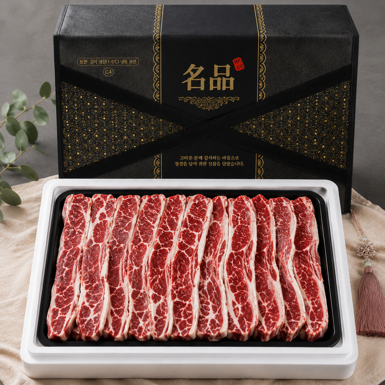 미국산 LA갈비 꽃갈비 명절 선물세트 4kg, 1개 - 상품 이미지