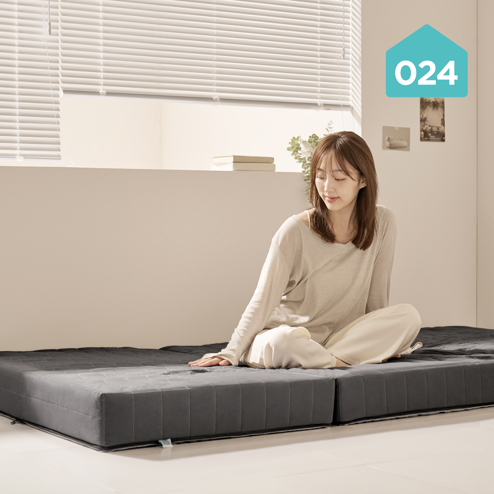 024홈 국민토퍼 3단 접이식 매트리스 적당히 단단한 16cm 멀티싱글 - 상세 이미지 2
