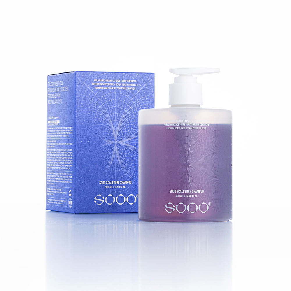 SOOO SOOO 스칼프처 콩제비꽃 두피 케어 샴푸 플로럴 500ml