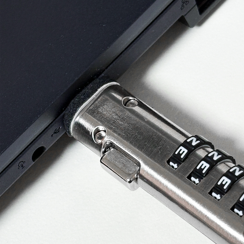 USB 노트북 자물쇠 캔싱턴락 와이어락 시건 장치 잠금 도난 방지 도서관 독서실 케이블 - 상세 이미지 3
