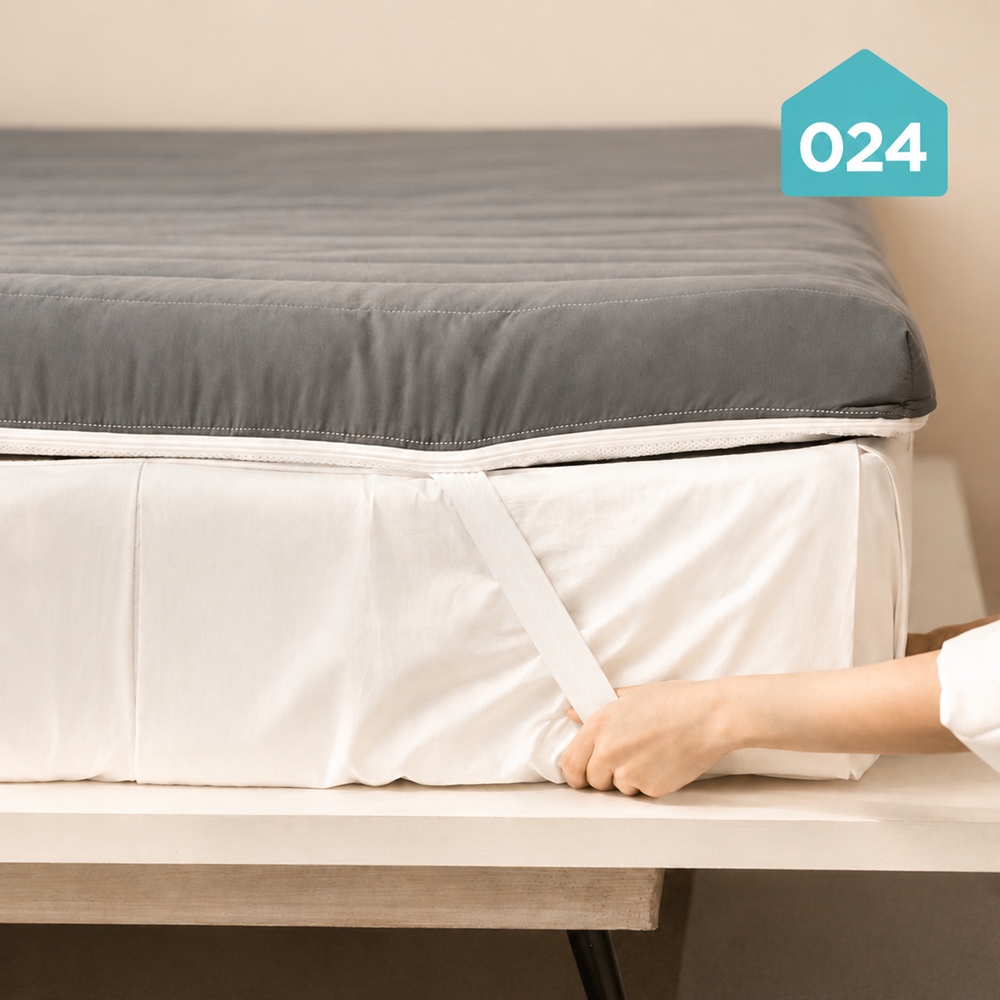 024홈 국민토퍼 매트리스 푹신한 손님용 토퍼 바닥 침대 5cm 멀티싱글 - 상세 이미지 5