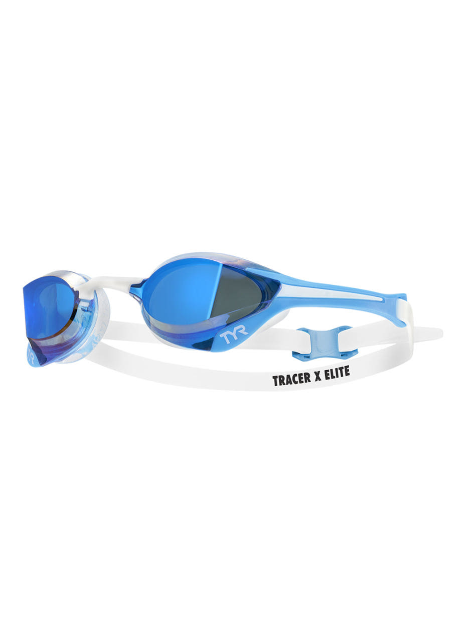 티어 수경 Adult TRACER-X Elite - Mirrored Blue/White - 상품 이미지