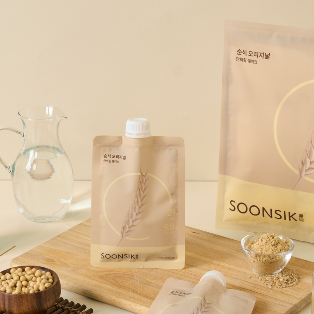 순식랩 오리지널 파주 장단콩 단백질쉐이크 파우치 식물성단백질 포만감높은 55g, 10개 - 상세 이미지 3