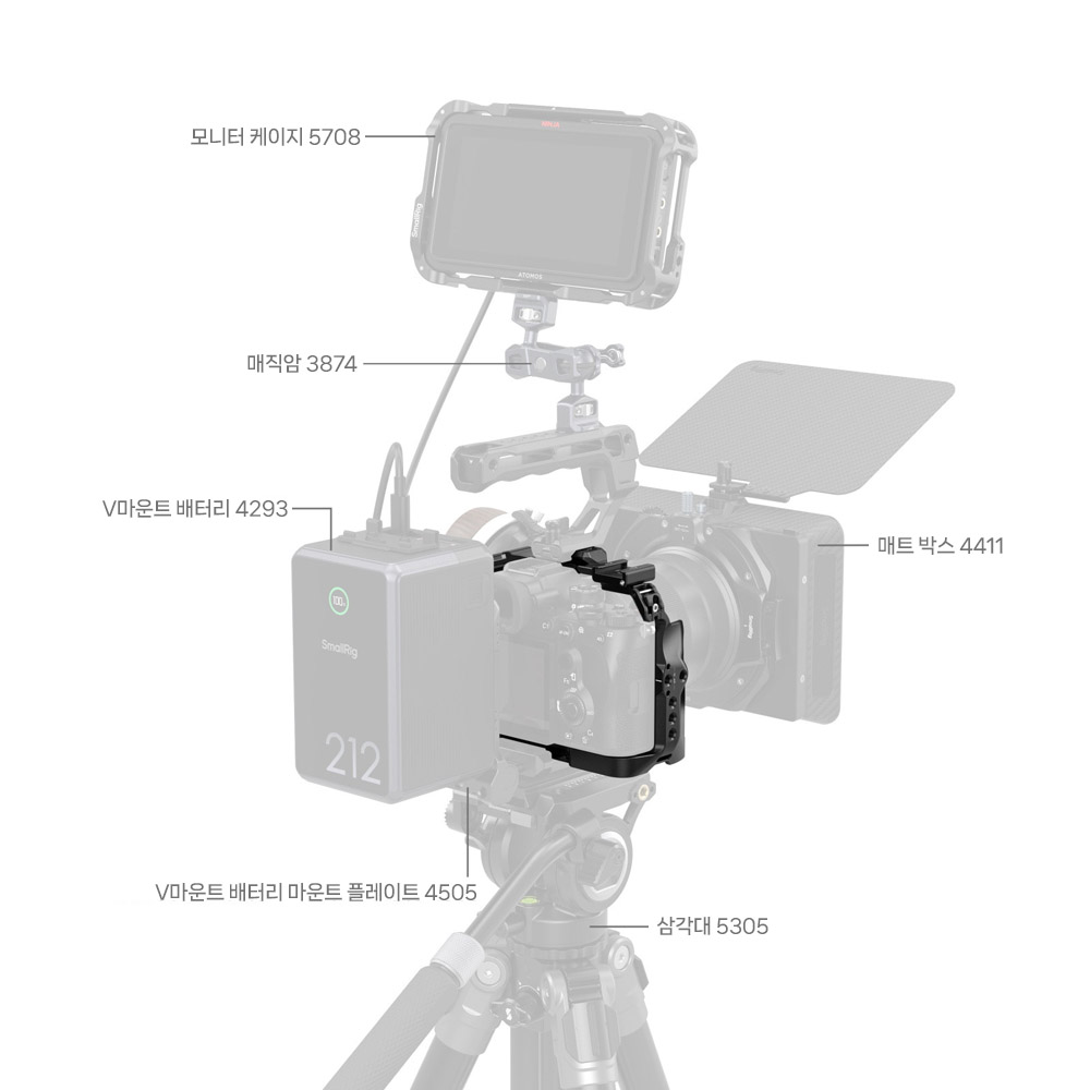 스몰리그 6702 소니 A7R VI 케이지 호크락 퀵릴리즈 이미지 7
