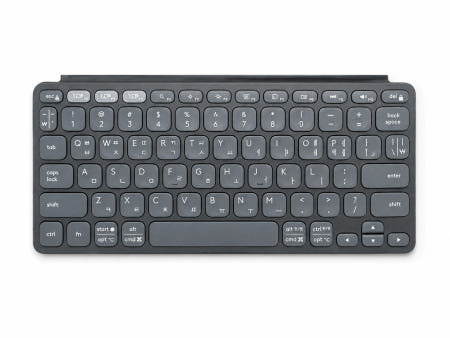 로지텍코리아 Keys-to-go 2 for iPad 무선 키보드 그래파이, 팬터그래프