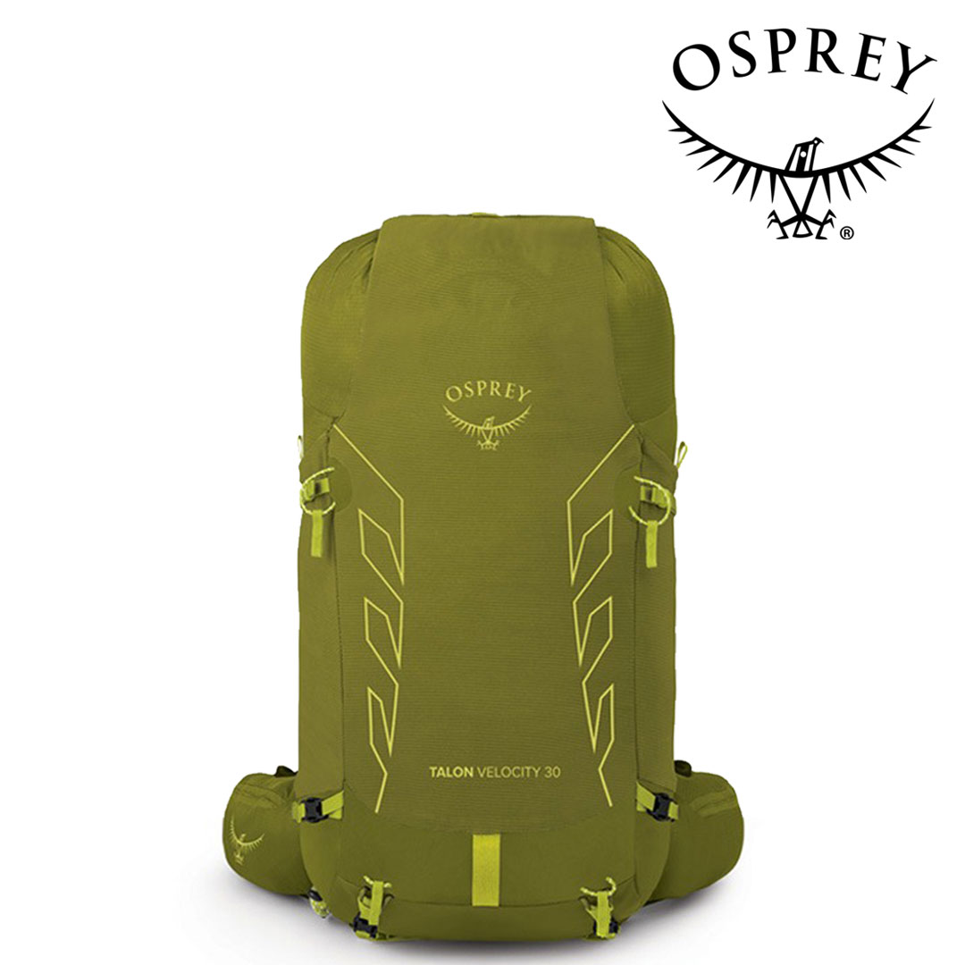 오스프리 탈론 벨로시티 배낭 남성 등산 가방 30L, 그린L/XL - 상품 이미지