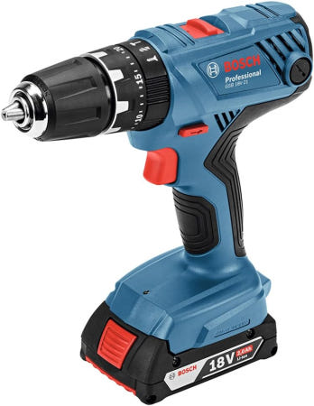 [해외]Bosch Professional GSB18V21 18V 무선 진동 드릴 (2 x 2.0)배터리 충전기 및 휴대용 케이스 )