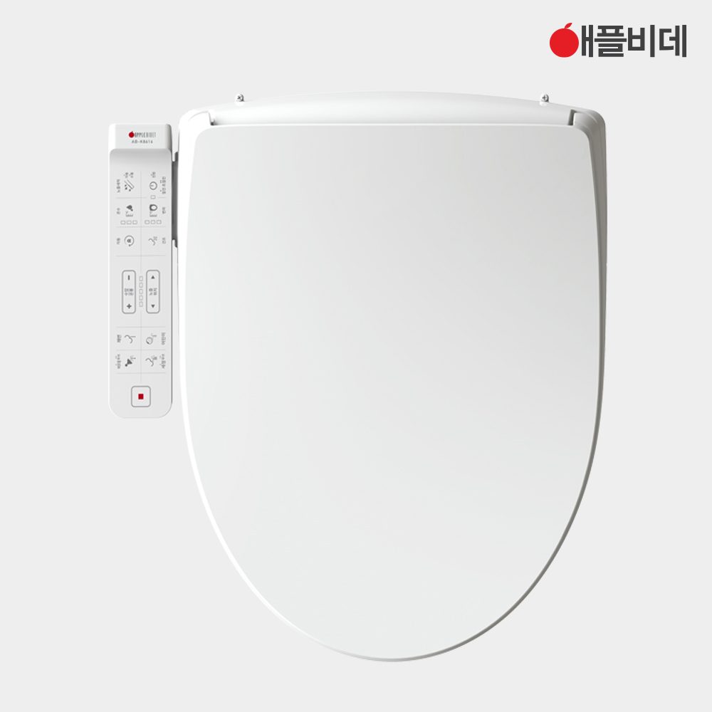 안심 방수 쾌변 애플비데 AB-K8616 부드러운 세정 IPX5 등급 - 상품 이미지