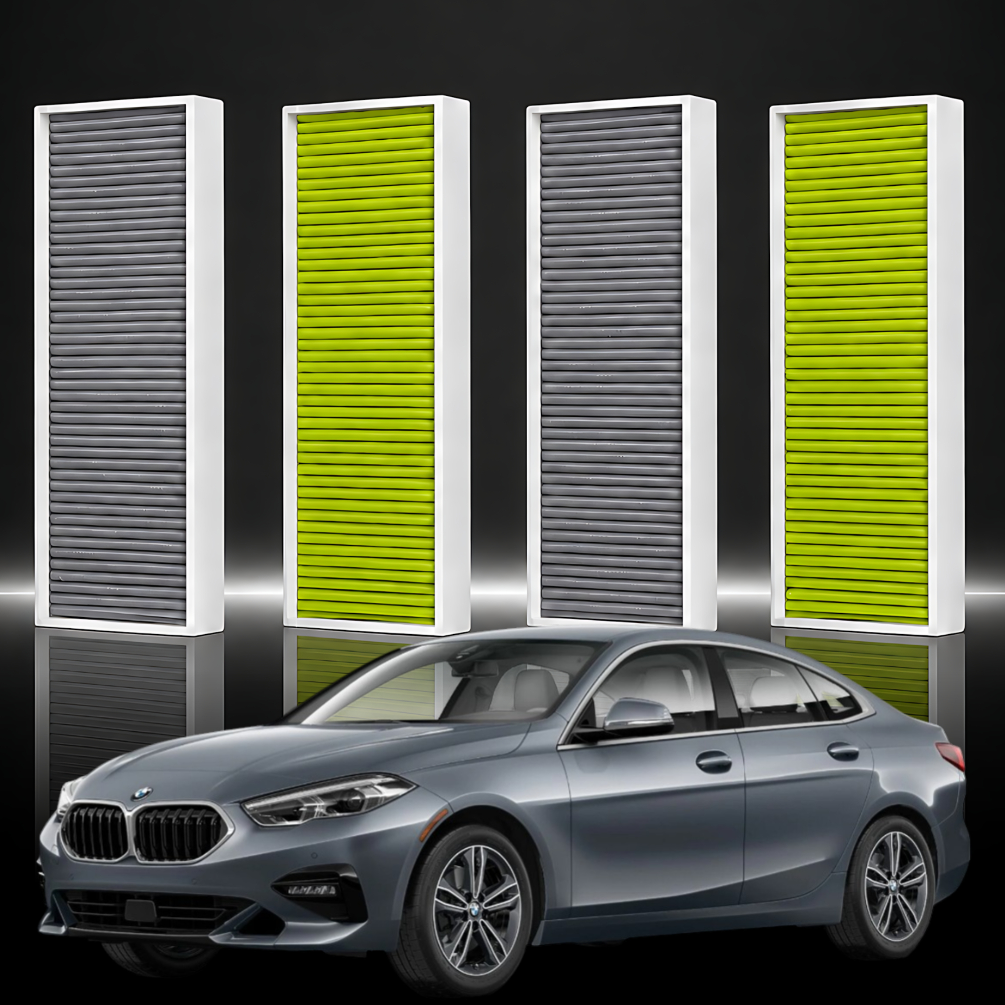 [호환] 1+1 파이널 BMW 2시리즈 F44 에어컨필터 활성탄 냄새차단 제거 PM 0.3 - 상품 이미지