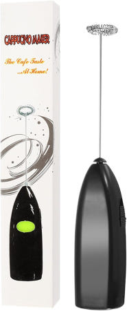 [해외]Powerful Milk Frothing Wand Small Beater Handheld Electric Whisk Maker Portable Mixer Fast Drink