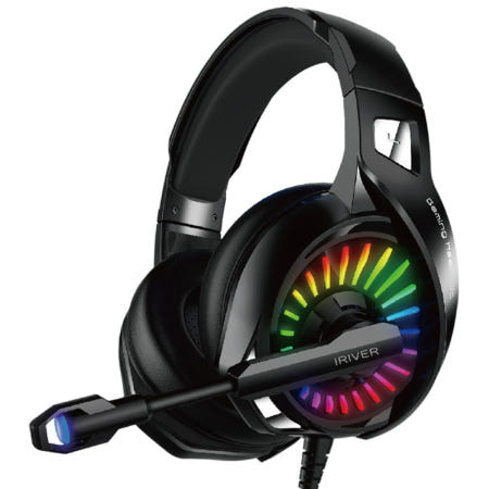소소담아 아이리버 게이밍 헤드셋 USB 7.1 RGB 고감도 마이크 PC헤드셋