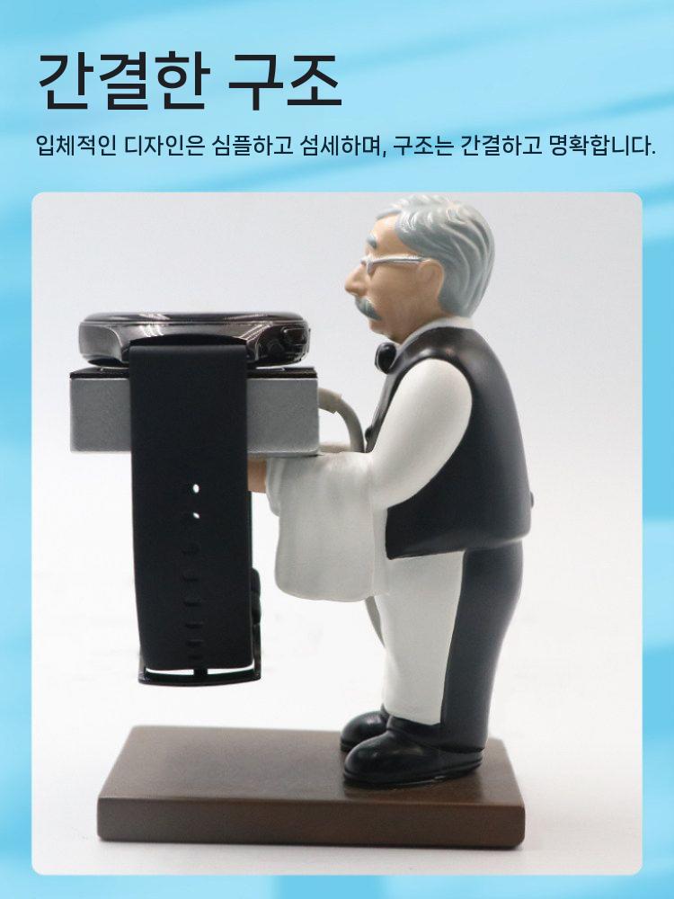 갤럭시워치9 울트라2 거치대 충전 베이스 우주비행사 5 스탠드와 호환 - 상세 이미지 3