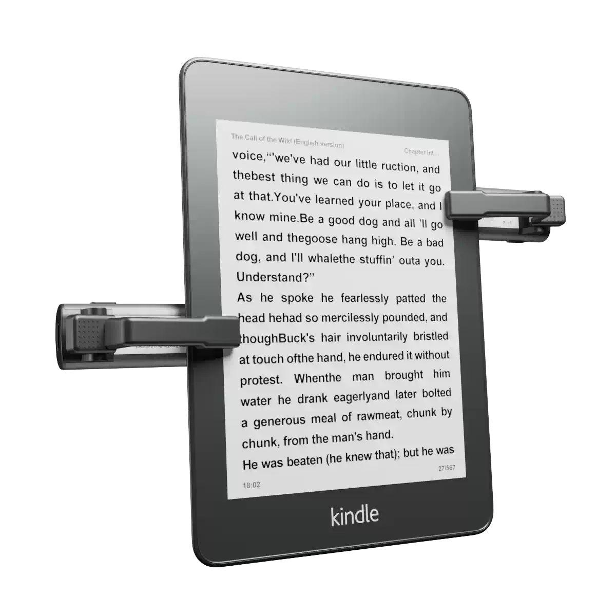 Kindle 블루투스 독서 플립 클립 E2 Free 호환 페이지 넘기기 클립 - 상품 이미지
