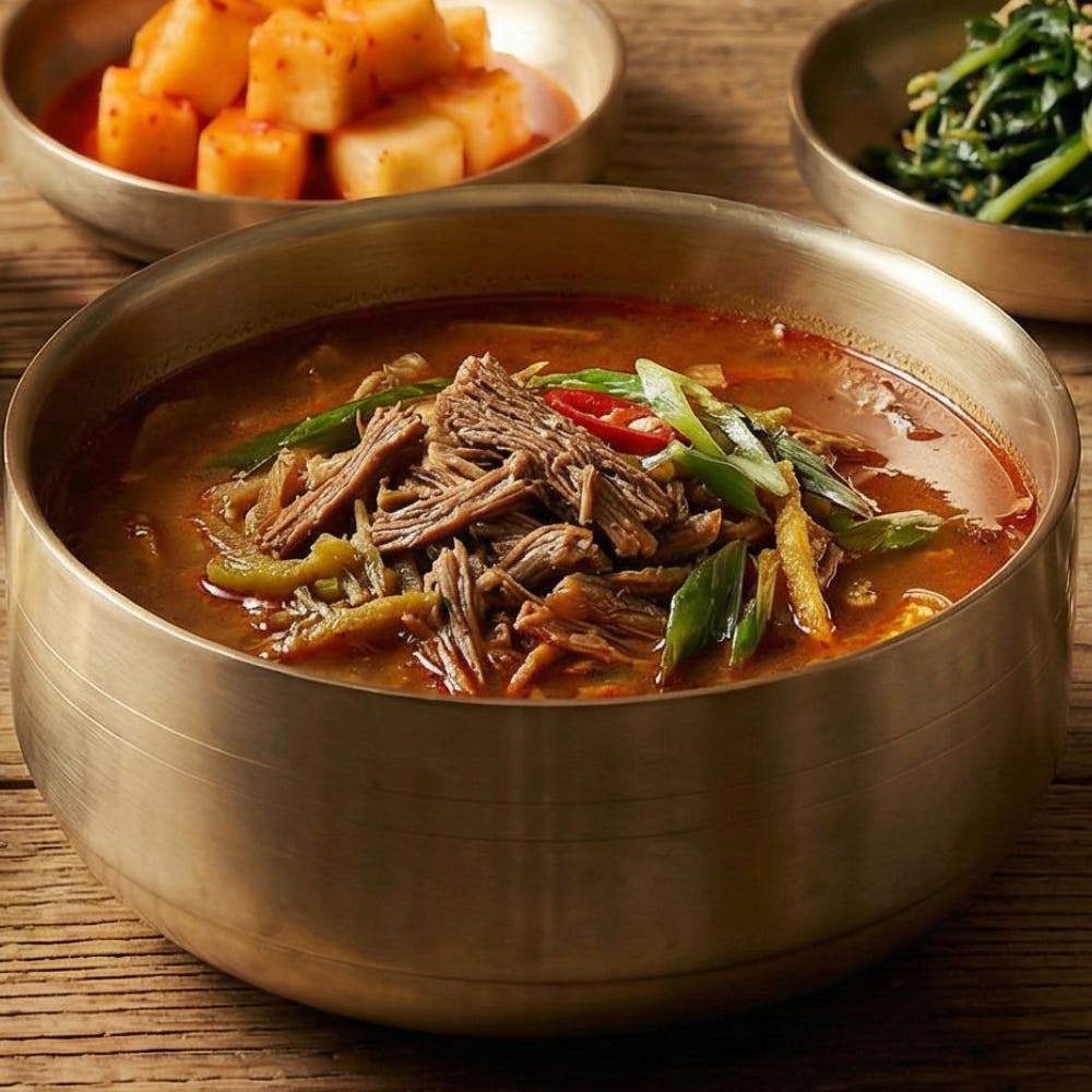 유비푸드 초간편국밥 간편국 캠핑 냉동국밥 육개장, 140g, 3개 - 상품 이미지