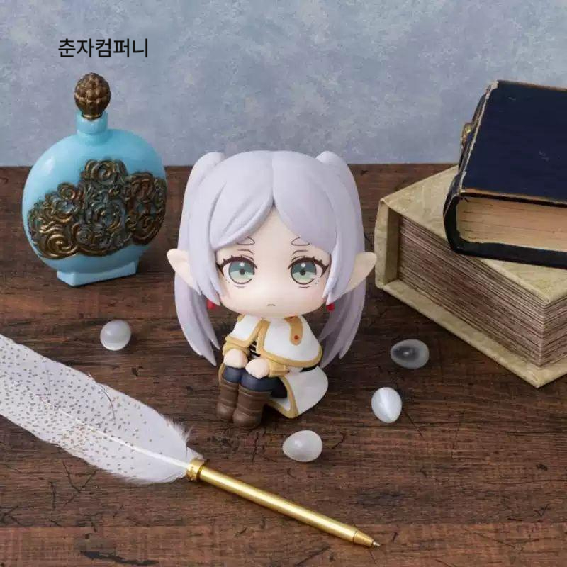 장송의 프리렌 피규어 귀여운 버전 인테리어 장식 소품 굿즈 사무실 책상 거실 침실 수집 치비 헤드 11cm - 상세 이미지 3