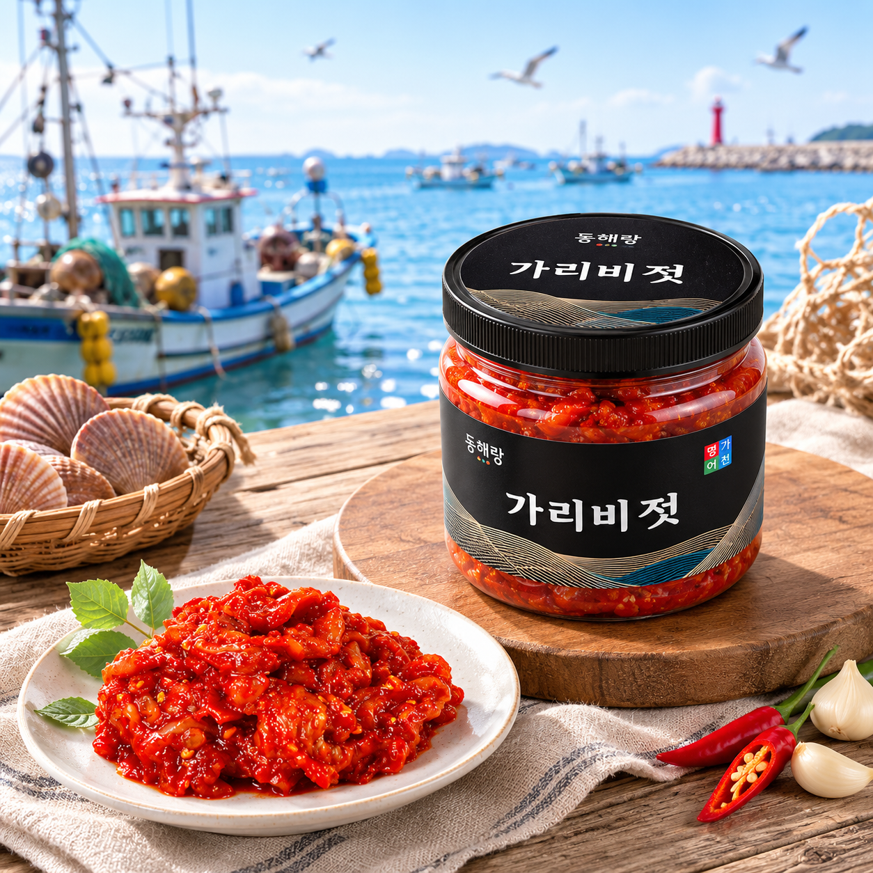 풍미식품 가리비 조갯살중 가장 맛있는 치맛살로 만든 가리비젓 400g / 800g - 상품 이미지