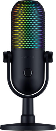 [해외]세이렌 V3 크로마 RGB USB 마이크 32비트 DSP 탭 뮤트 스트리밍 배포 게이밍 Black