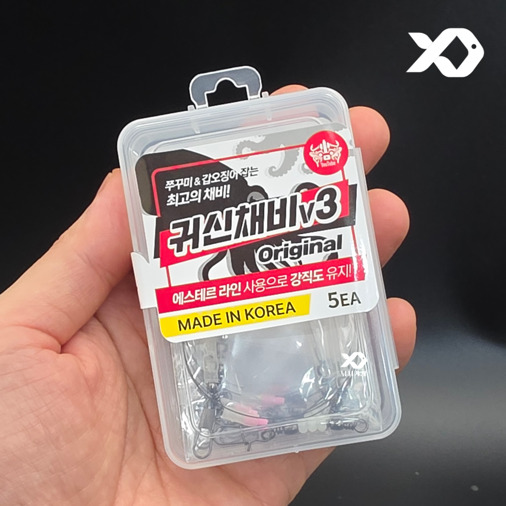 우럭 귀신채비3 에스테르 주꾸미 갑오징어 가지줄 가지 채비 - 상품 이미지