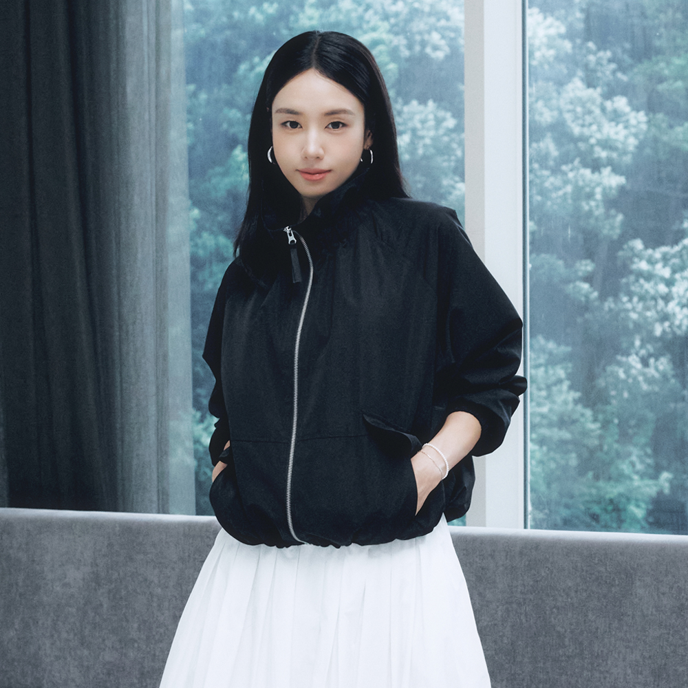 셀렙샵에디션 26FW 넥 프릴 셔링점퍼 - 상품 이미지