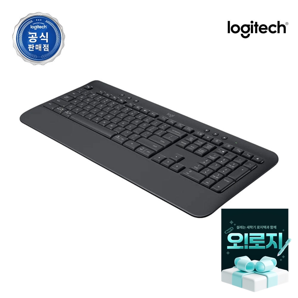 로지텍코리아 공식 Signature K650 무선 키보드 그래파이트, 팬터그래프(Pantograph)