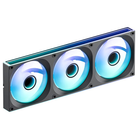 아이구주 GA360 PWM ARGB 일체형 3팬 케이스 쿨러 블랙