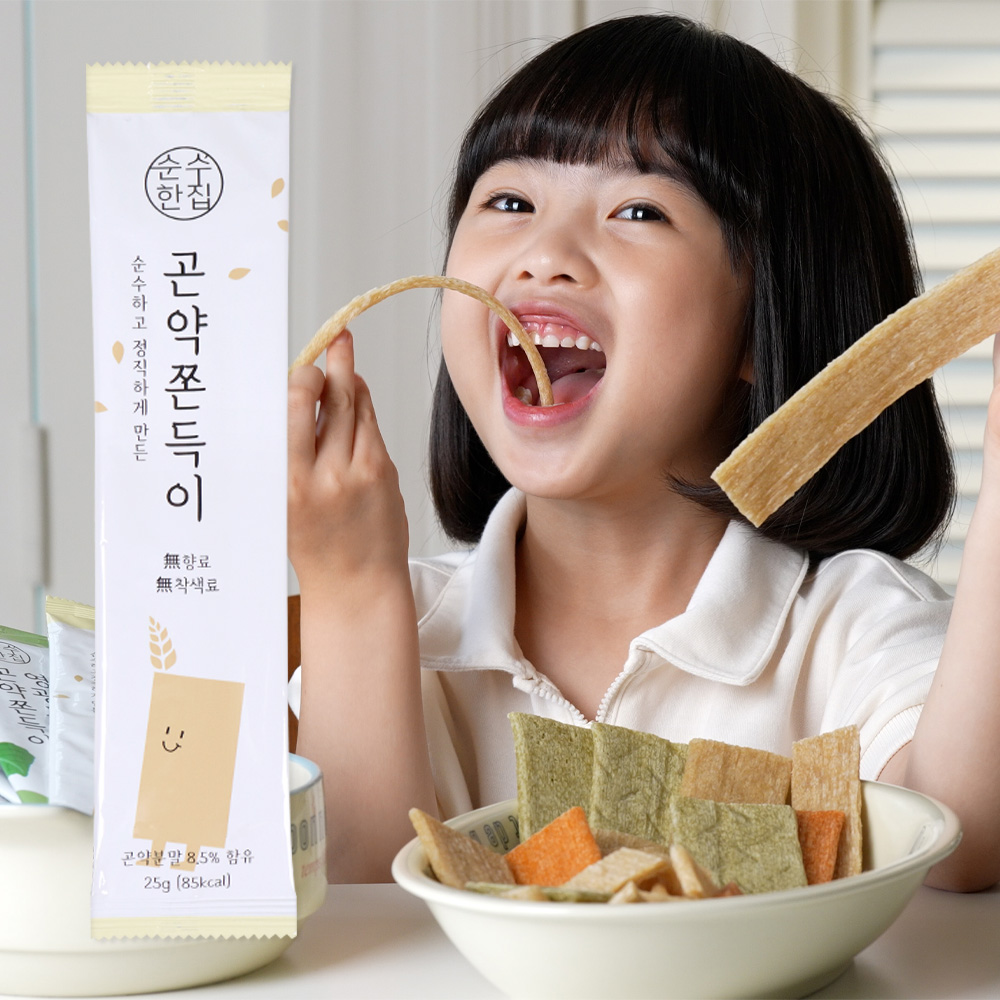 곤약쫀드기 곤약쫀득이 간식 15개입 1봉지 - 상세 이미지 3