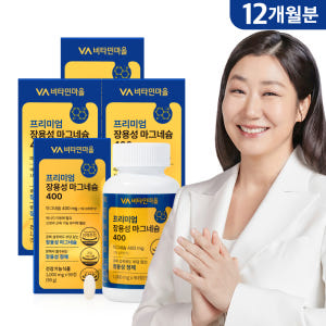 [12개월분] 비타민마을 프리미엄 장용성 마그네슘 400 3개월분 90정... 맛있게 먹은 솔직 후기 - 상품 이미지 1