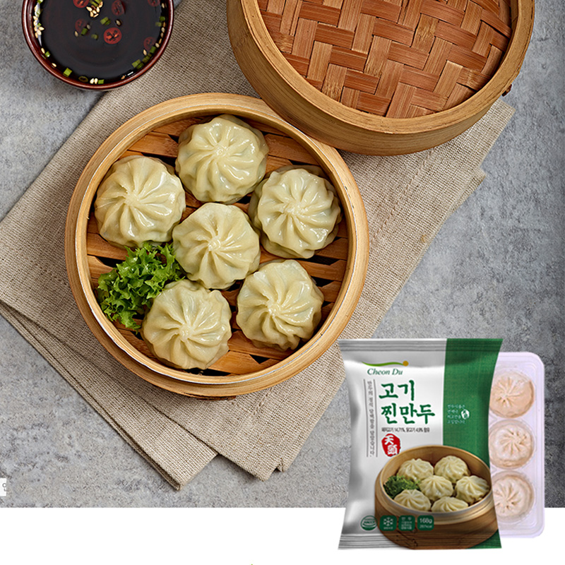 찐만두 840g 택배 갈비 짬뽕 고기 김치 전자레인지 막걸리 안주 - 상품 이미지
