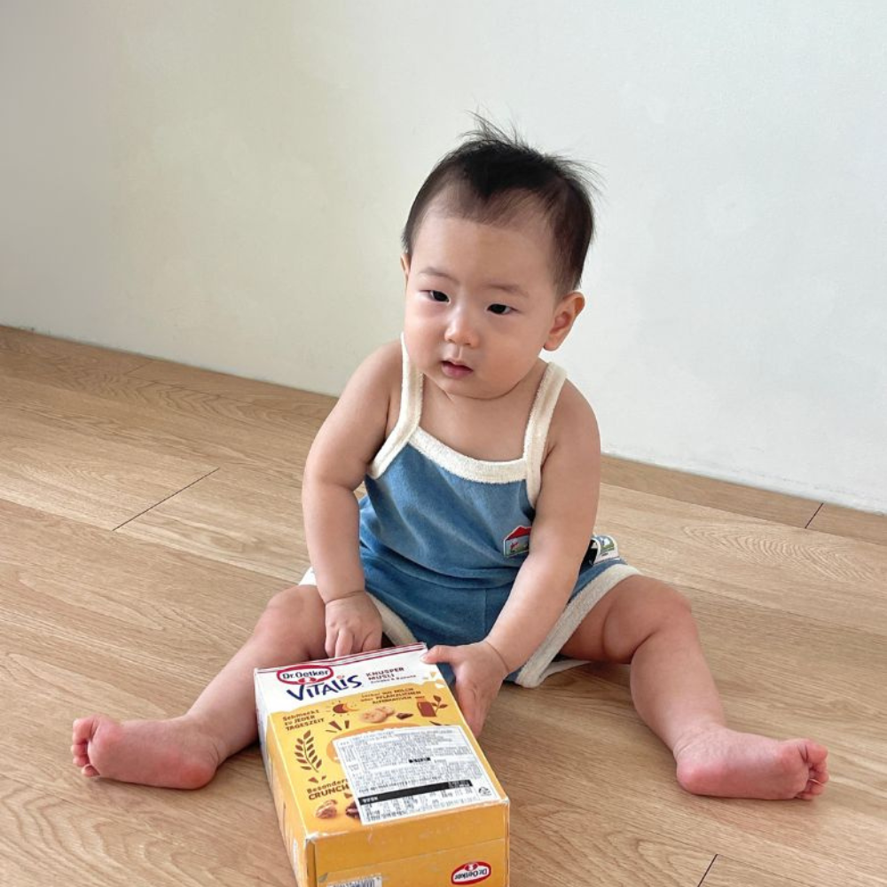 지니윤 오가닉 아기 상하복 상하세트 천연염색 아기옷 가을 여름 등원룩 - 상세 이미지 2
