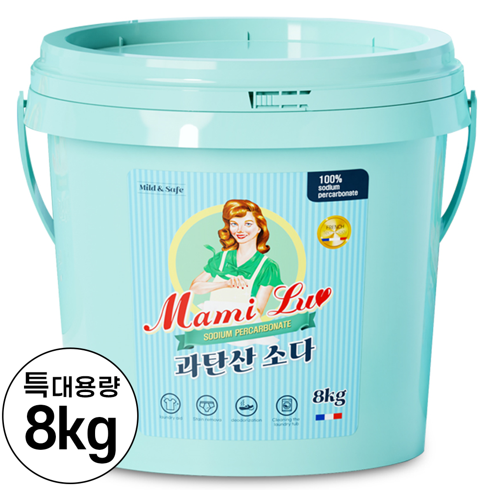 맘스럽 과탄산소다 버킷 8kg 프리미엄 산소계표백제 대용량 - 상세 이미지 2