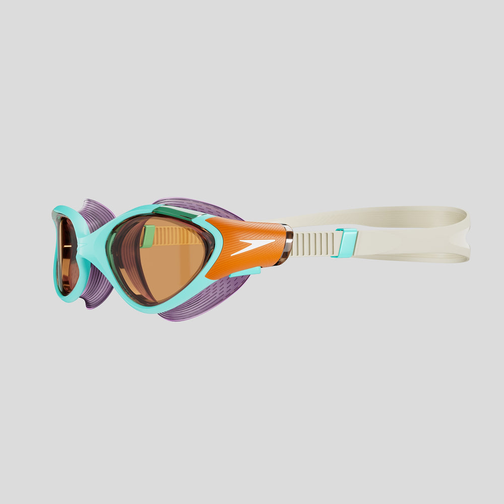 스피도 여성 바이오퓨즈 2.0 고글 수경 Blue/Orange/Purple - 상세 이미지 3