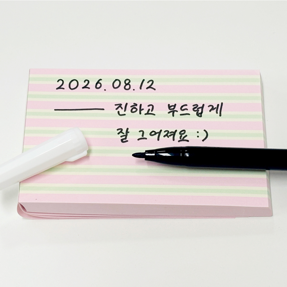 믿자, 행운은 나의 것 컴퓨터용싸인펜 컴싸 (4입) - 상세 이미지 4