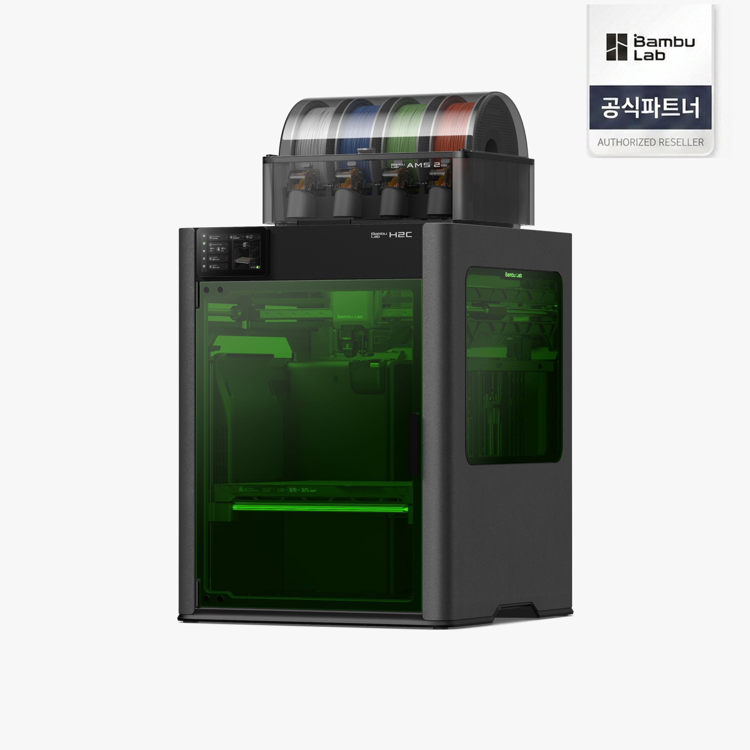뱀부랩 H2 시리즈 3D프린트_Bambulab H2C 레이저 40W 풀 콤보 - 상품 이미지