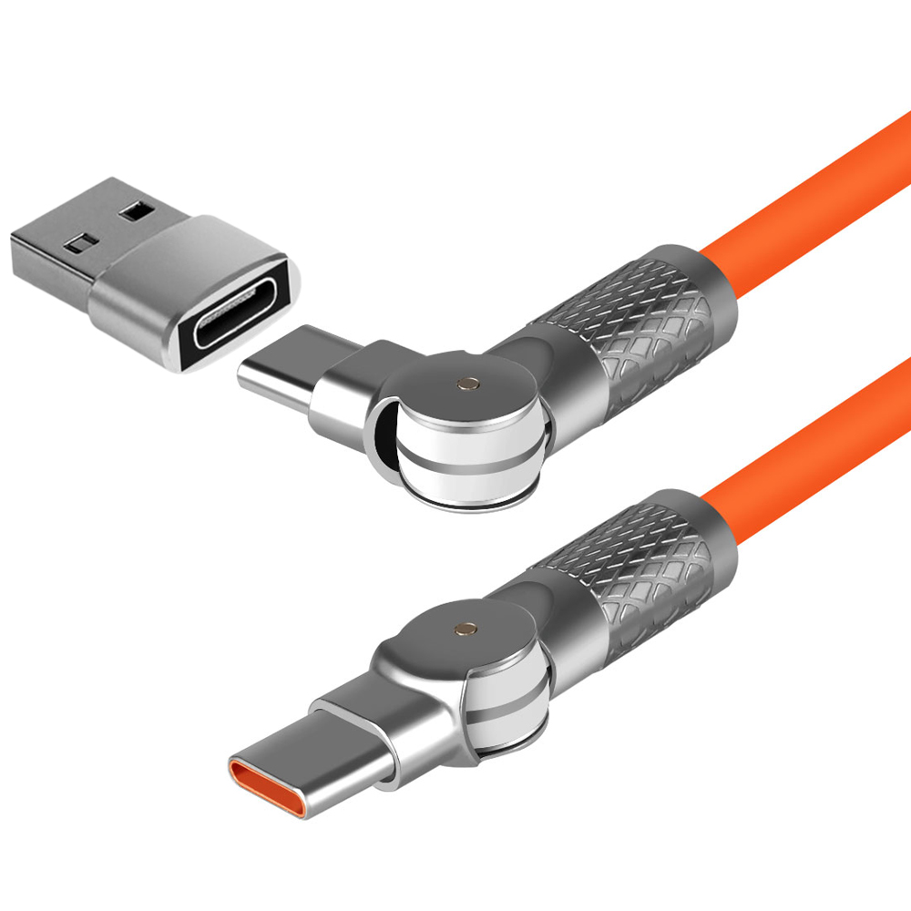 이메이크 C to C타입 초고속 충전 케이블 PD60W 180도 회전형 1.2m, 1개 - 상세 이미지 4
