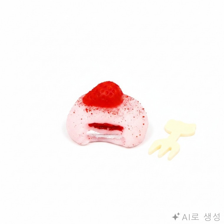 D딸기 모찌 말랑이 장난감 촉감놀이장난감 슬랑이장난감 - 상품 이미지