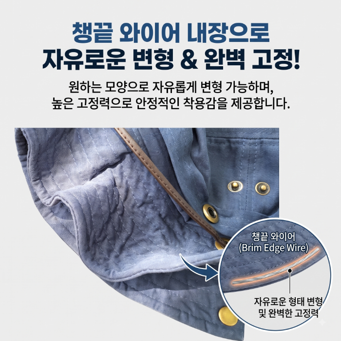대두 빅사이즈 버킷햇 남성 여성 벙거지 챙넓은 사파리 휴양지 비치 여행 정글 모자 이미지 7