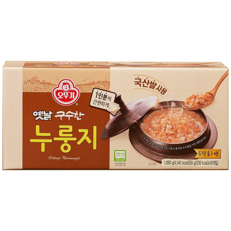 오뚜기 옛날 구수한 누룽지 60g x 18입 - 상품 이미지