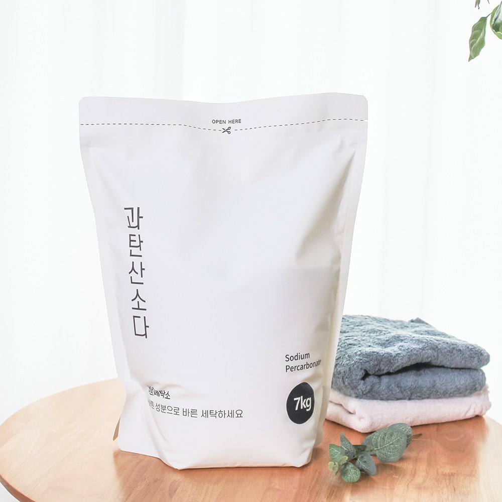 바른세탁소 과탄산소다 파우치 7kg 산소계표백제 1등급원료 사용 - 상세 이미지 2