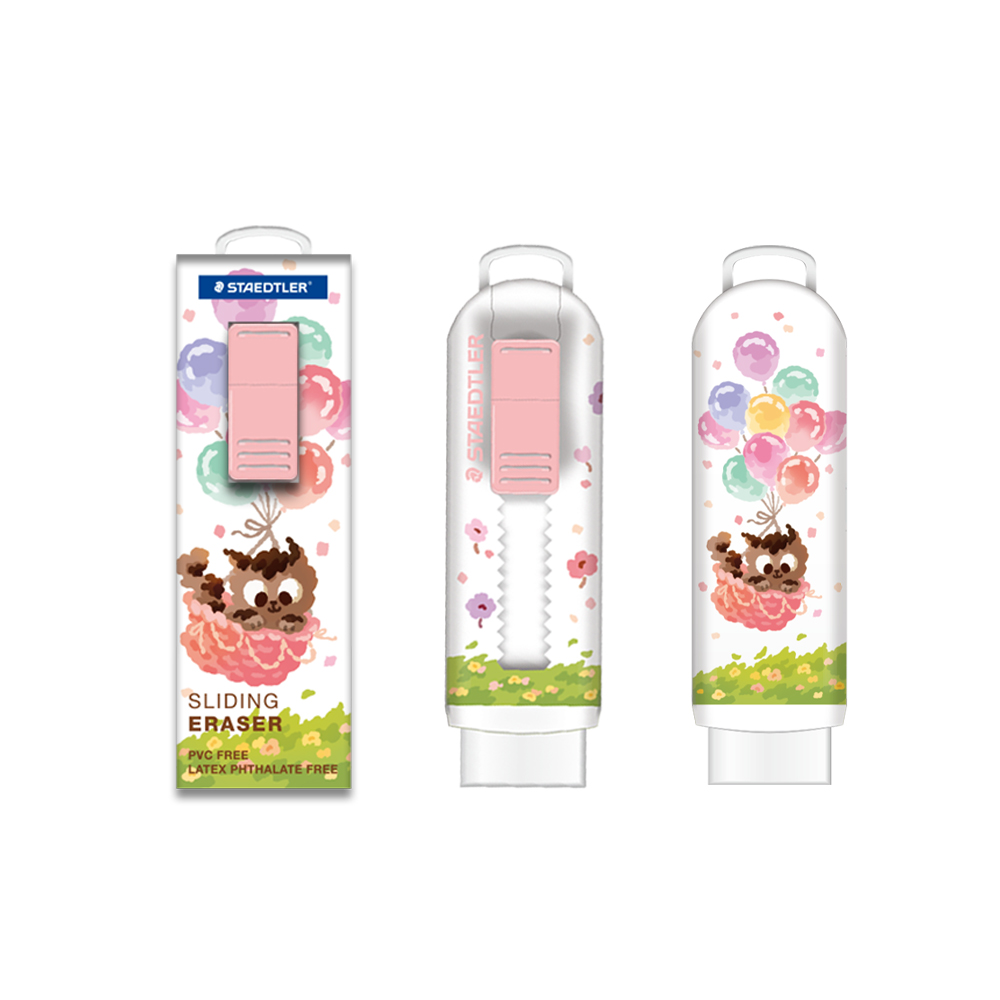 밀어쓰는 슬라이딩 지우개 빨간고래 에디션 디자인랜덤, 1개 - 상세 이미지 2