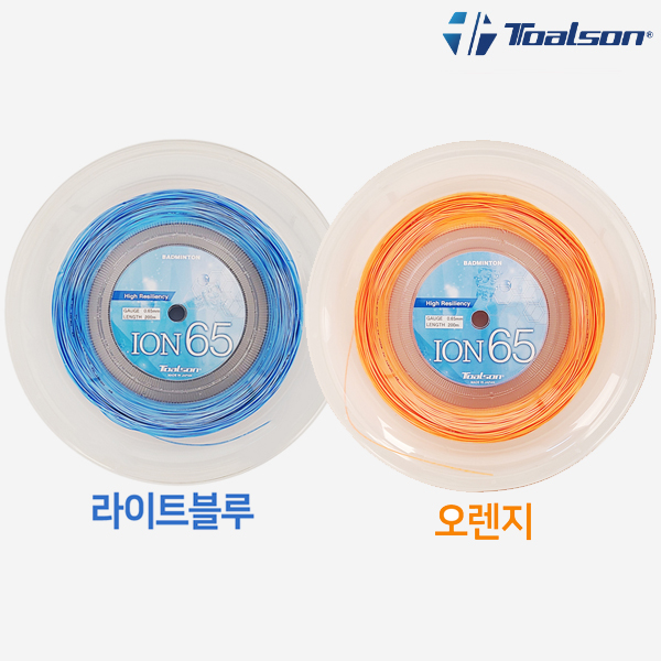토알슨 배드민턴 스트링 이온 65 멀티필라멘트 200m - 상품 이미지