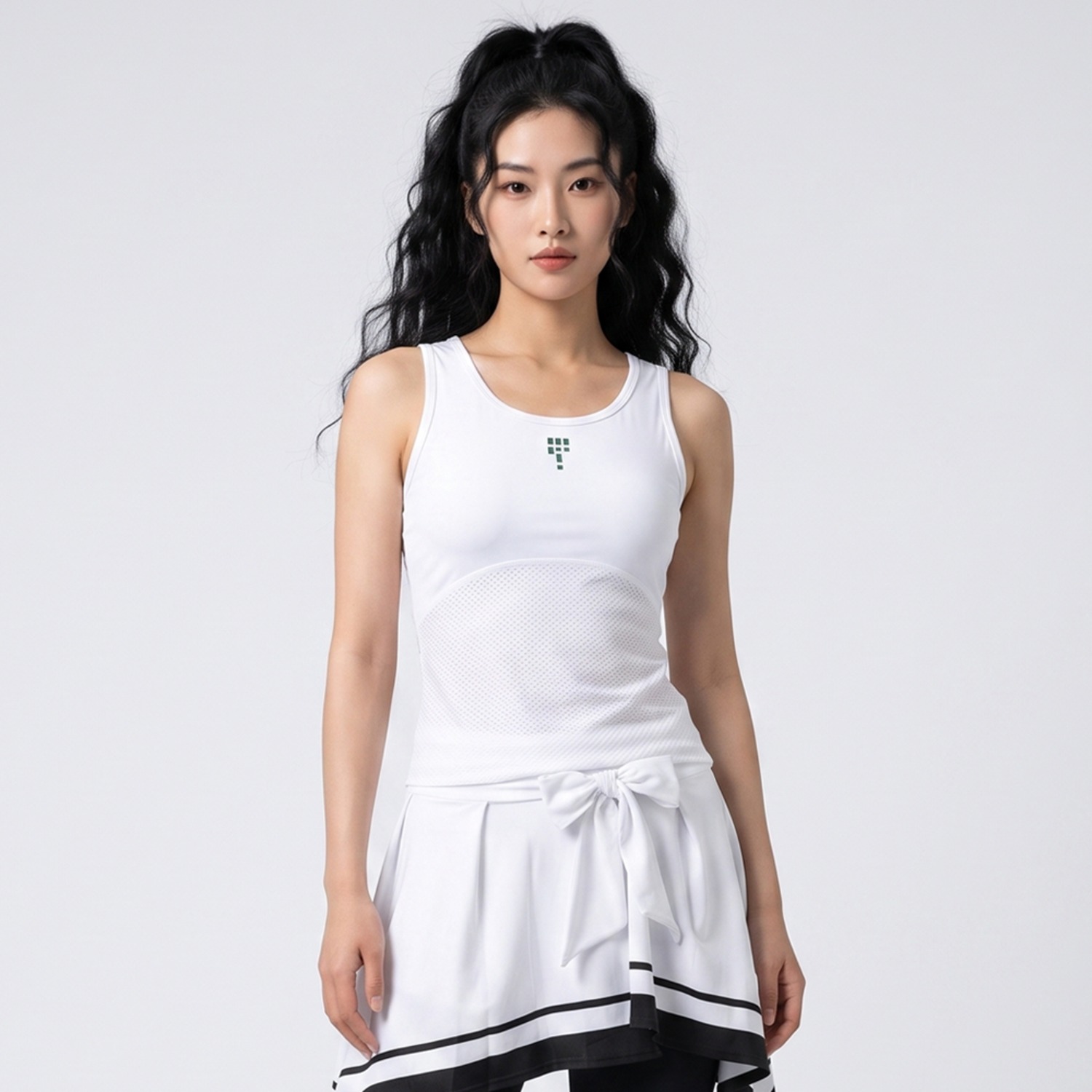 엠씨엔 여성용 자전거이너웨어 냉감 매쉬 커버 민소매 나시 이미지 7
